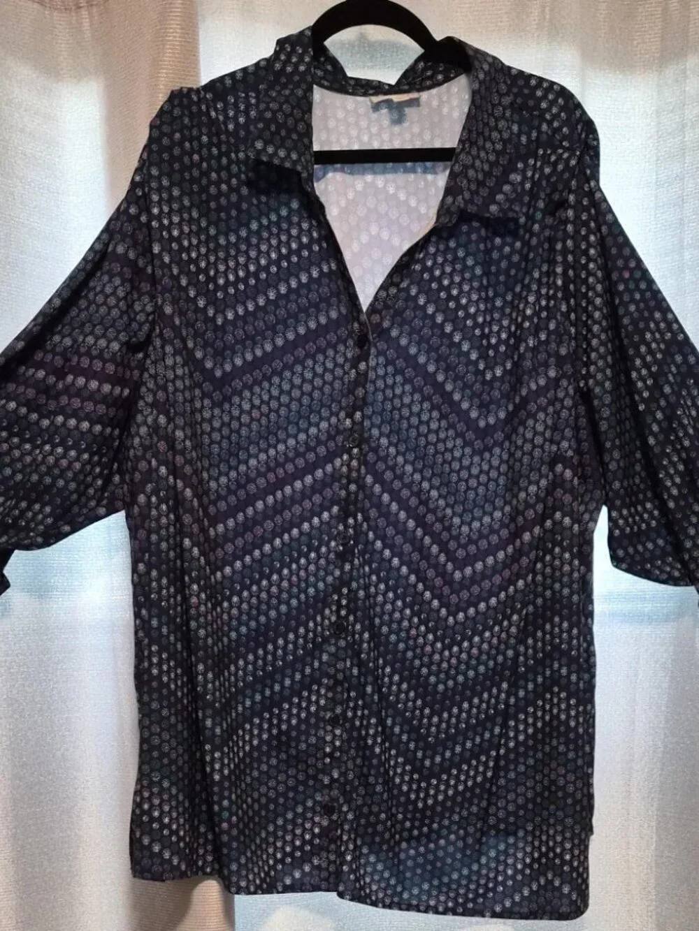 Plus size Button down dress shirt - Picture 7 of 7